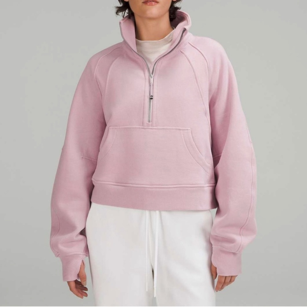 LULULEMON 2 Piece Scuba Set Pink Peony